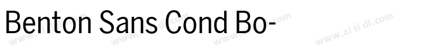 Benton Sans Cond Bo字体转换 Benton Sans Cond Bo字体转换